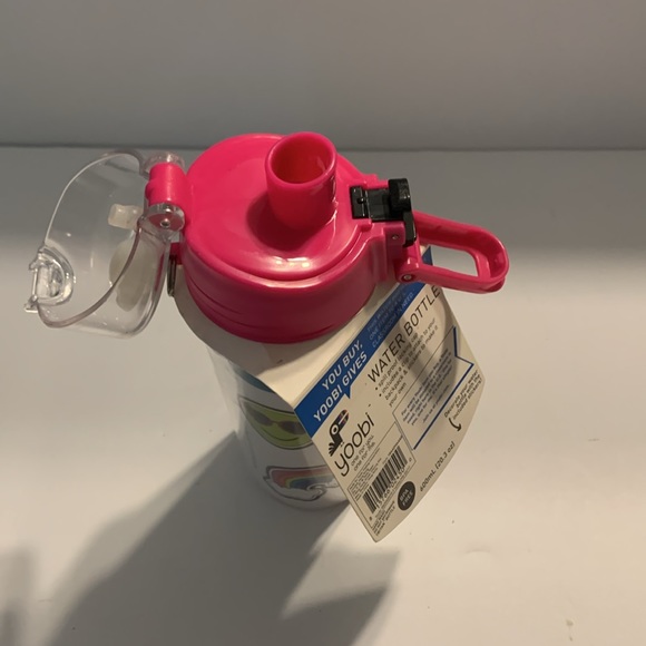 Yoobi Plastic Water Bottle With Stickers New - Picture 5 of 8